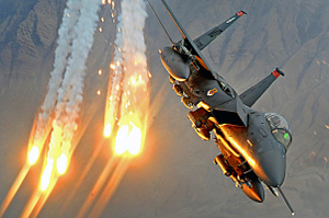 F15 over Afghanistan, Dec. 2008. (U.S. Air Force photo.)
