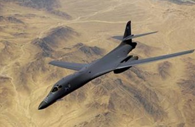 B1 bomber over Afghanistan. (Photo: U.S. Air Force.)